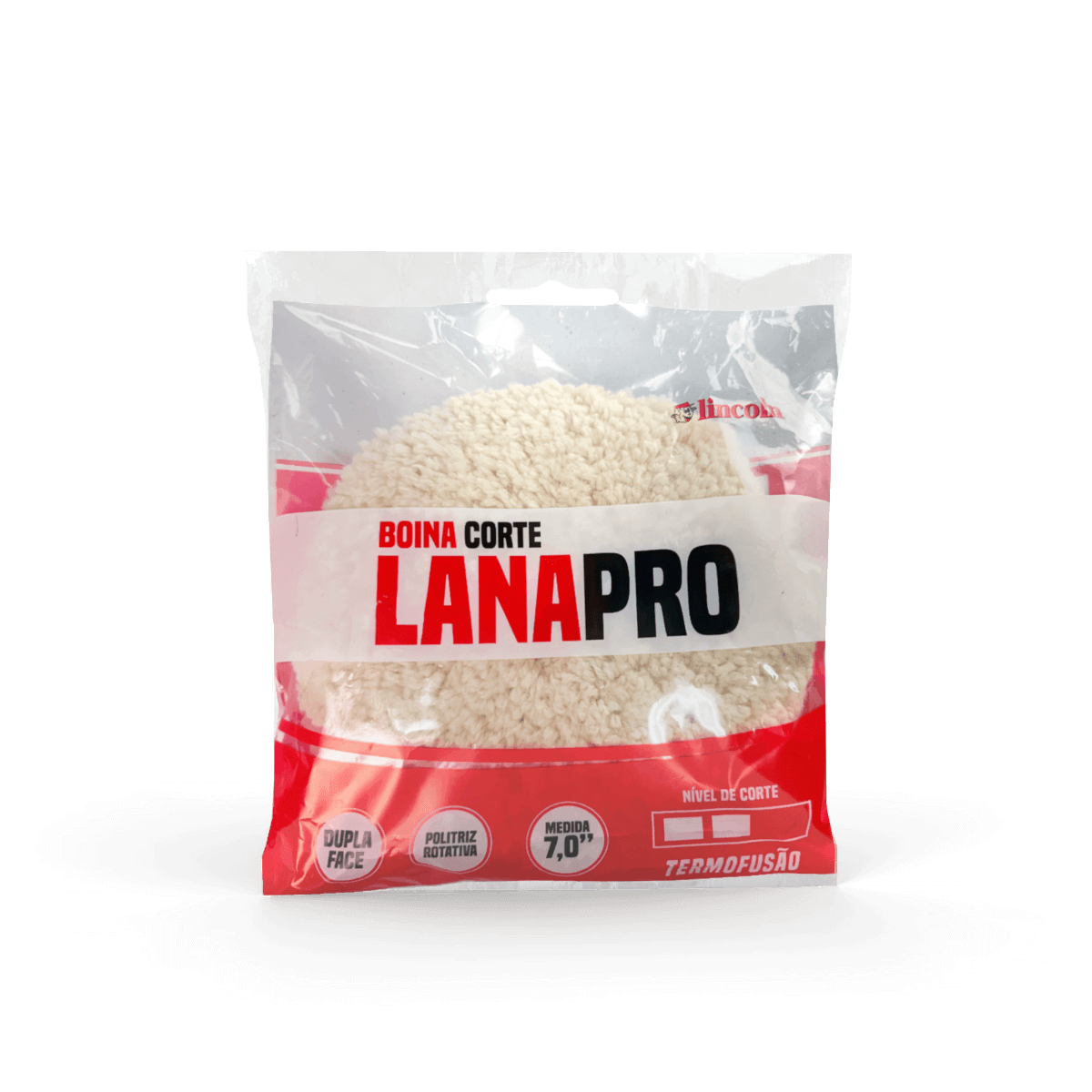 BOINA DUPLA FACE LANA PRO 7" CORTE