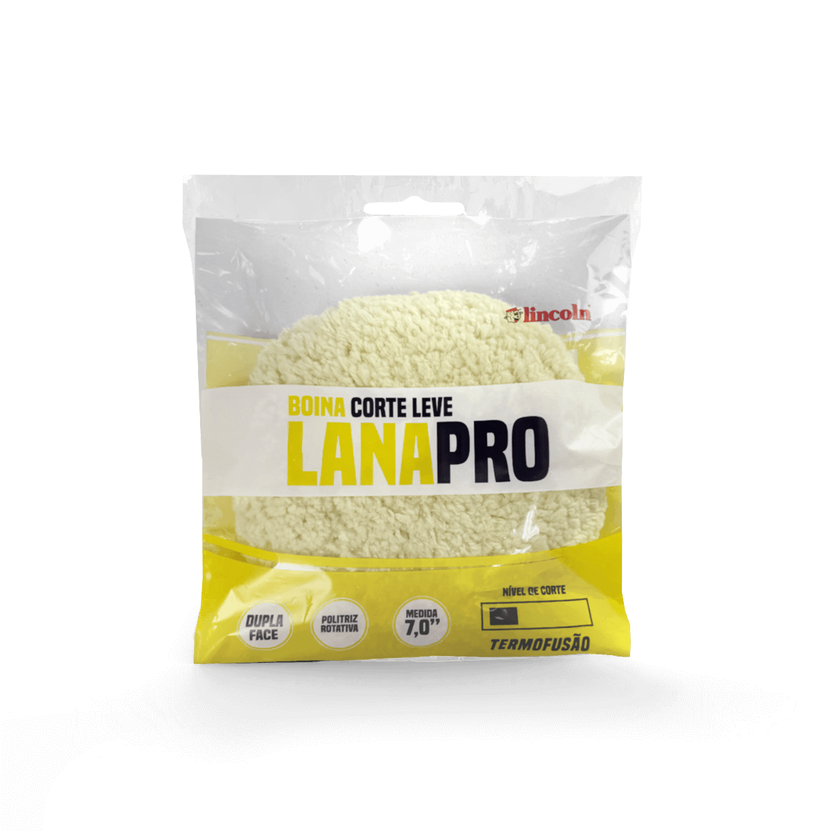 BOINA DUPLA FACE LANA PRO 7" CORTE LEVE E REFINO