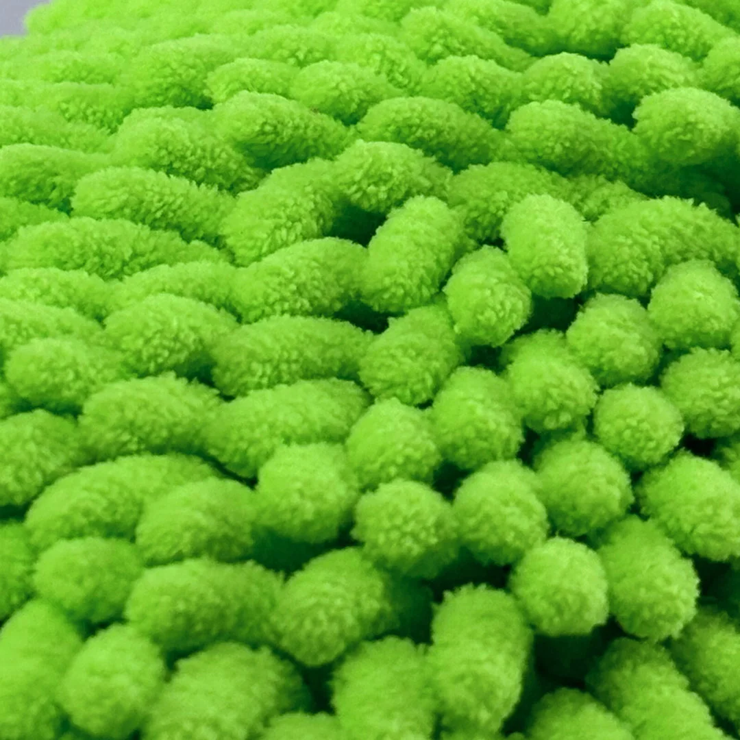 LUVA DE LAVAGEM VERDE PREMIUM COM TENTÁCULOS -26X22CM 2