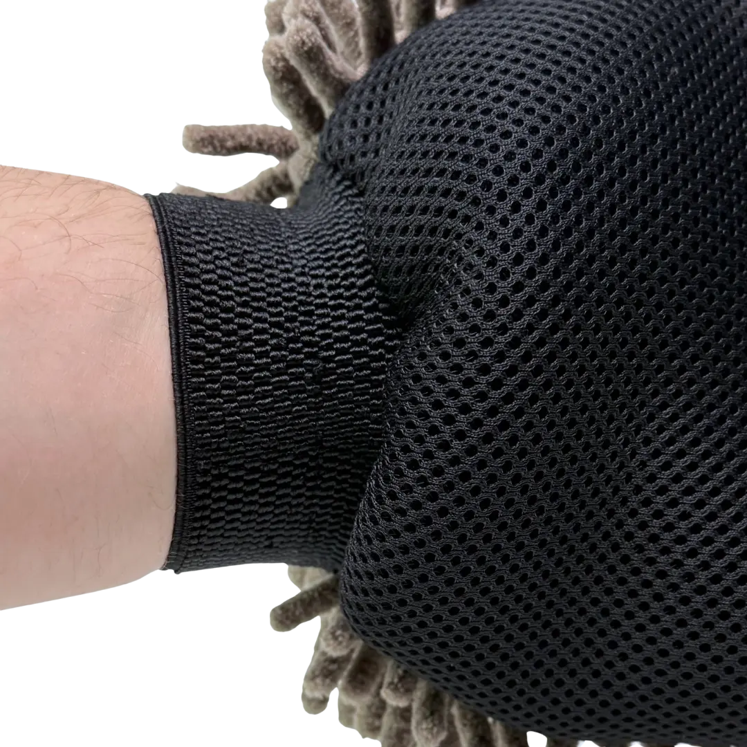 LUVA DE LAVAGEM CINZA PREMIUM TENTÁCULOS E REMOVEDOR DE INSETOS - 26X22CM DETALHE