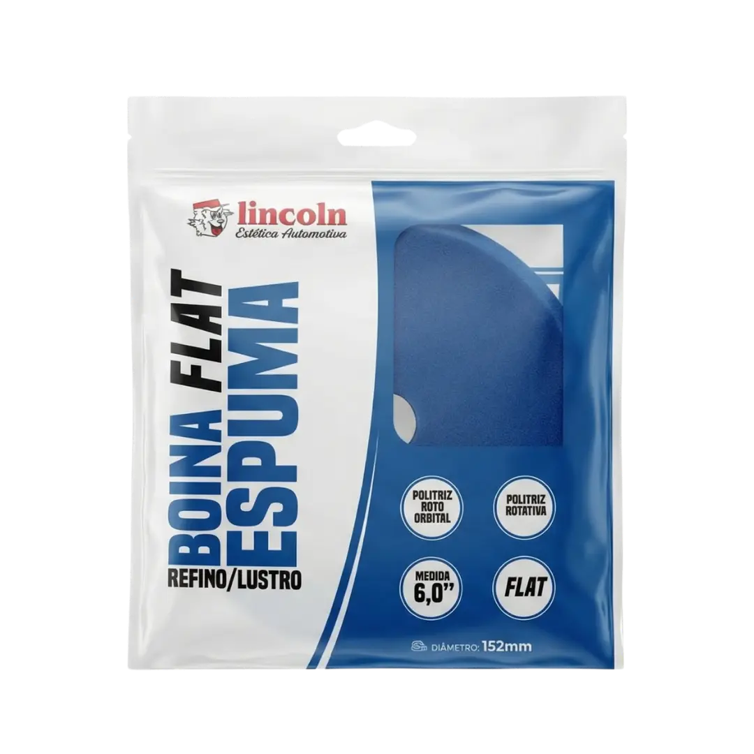 Boina SV de espuma 6 FLAT - Refino Lustro - Azul 2026 3